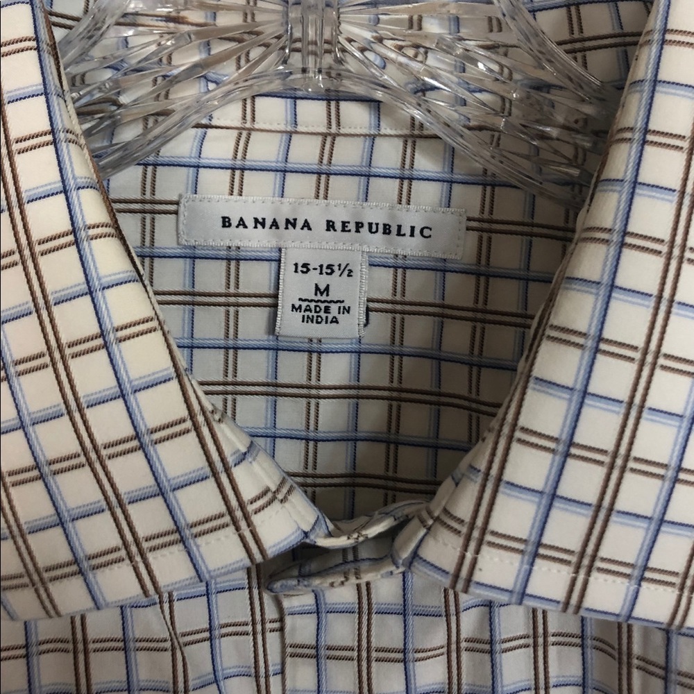 Banana Republic Men’s Medium Long-Sleeved Shirt - Picture 2 of 3